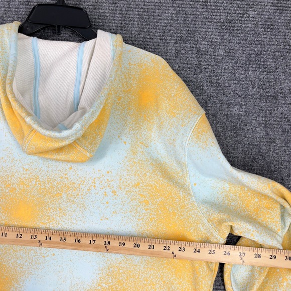 Adidas Originals Spray Paint All Over Print Full Zip Hoodie Blue Yellow S Womens - Picture 8 of 11